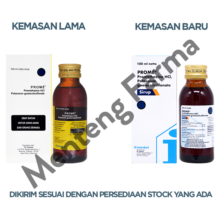Prome Sirup 100 mL - Obat Batuk Alergi