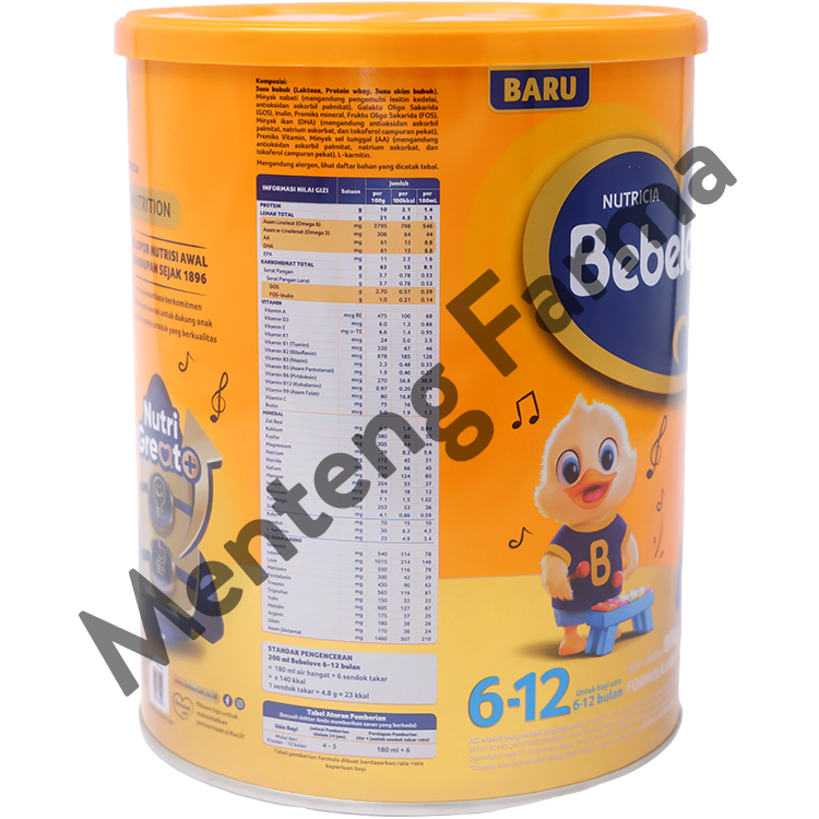 Bebelove 2 (6 - 12 Bulan) Formula Bayi Bubuk 800 Gram