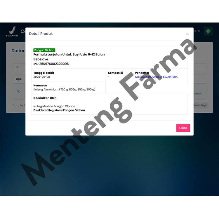 Bebelove 2 (6 - 12 Bulan) Formula Bayi Bubuk 800 Gram