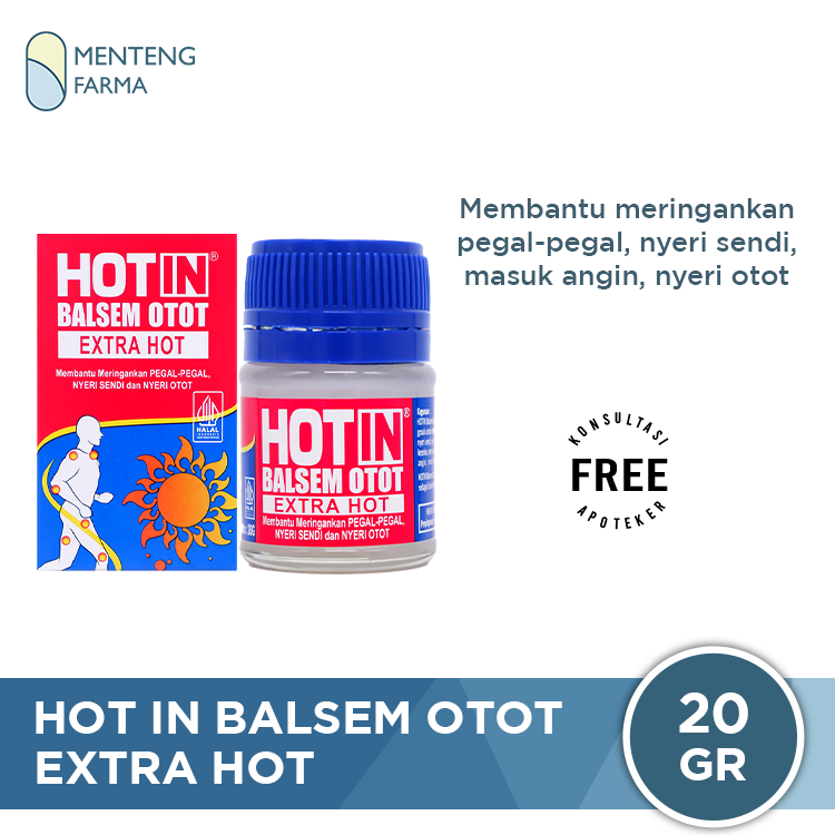 Hot In Balsem Otot Extra Hot - Pereda Pegal Linu dan Nyeri Sendi