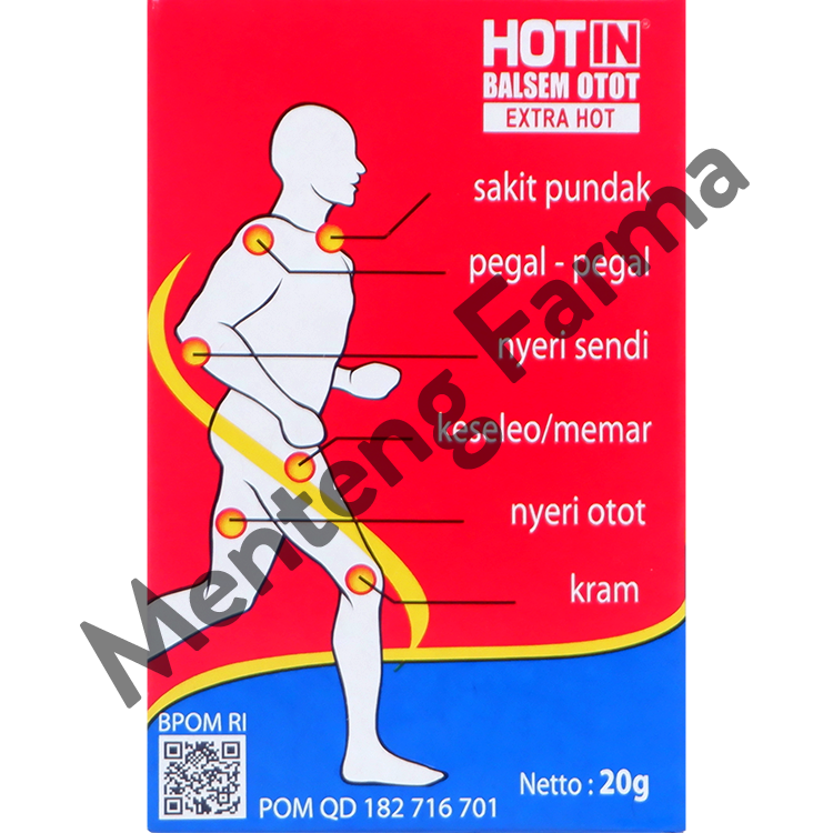 Hot In Balsem Otot Extra Hot - Pereda Pegal Linu dan Nyeri Sendi