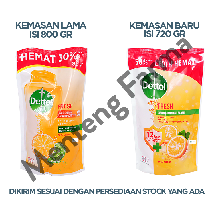 Sabun Mandi Cair Dettol ProFresh Fresh 720 Gram - Lasting Fresh