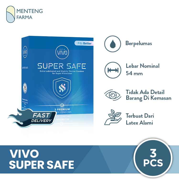 Kondom Vivo Super Safe Isi 3
