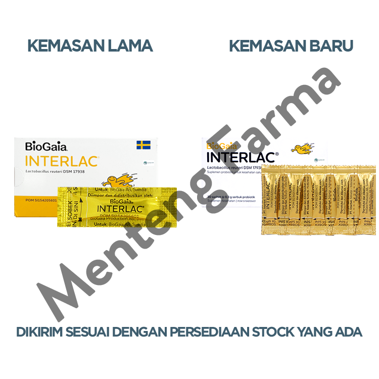 Interlac Sachet 0.3 Gram - Suplemen Kesehatan Saluran Cerna Anak