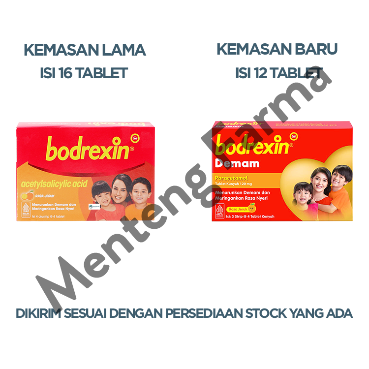 Bodrexin 12 Tablet - Obat Pereda Demam dan Nyeri pada Anak