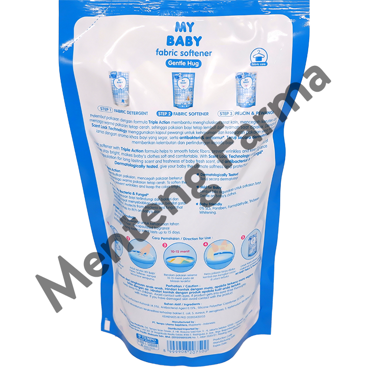 My Baby Softener Gentle Hug Refill 675 mL - Pelembut Pakaian Bayi