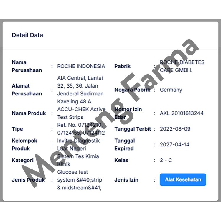Accu-Chek Active 50 Test Strip - Tes Strip Gula Darah