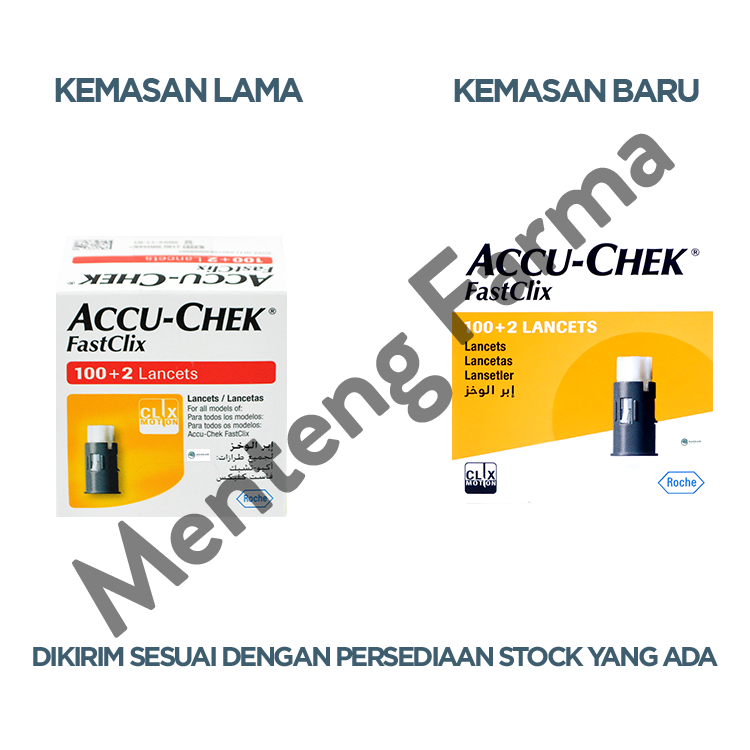 Accu-Chek Fastclix 102 Lancets - Jarum Lancet Sekali Pakai