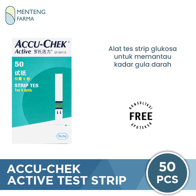 Accu-Chek Active 50 Test Strip - Tes Strip Gula Darah