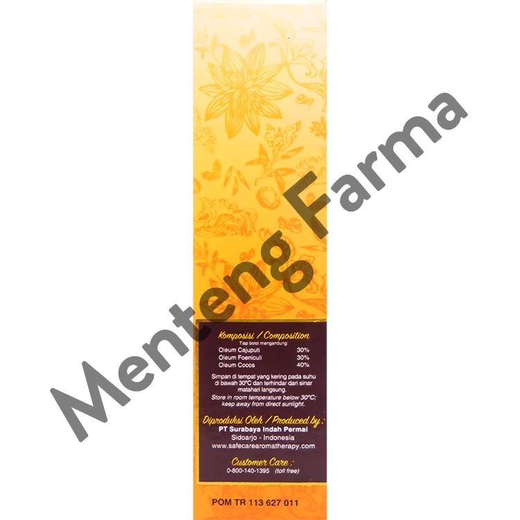 Minyak Telon Cap Gading Spray 60 mL - Menghangatkan Perut Kembung dan Masuk Angin