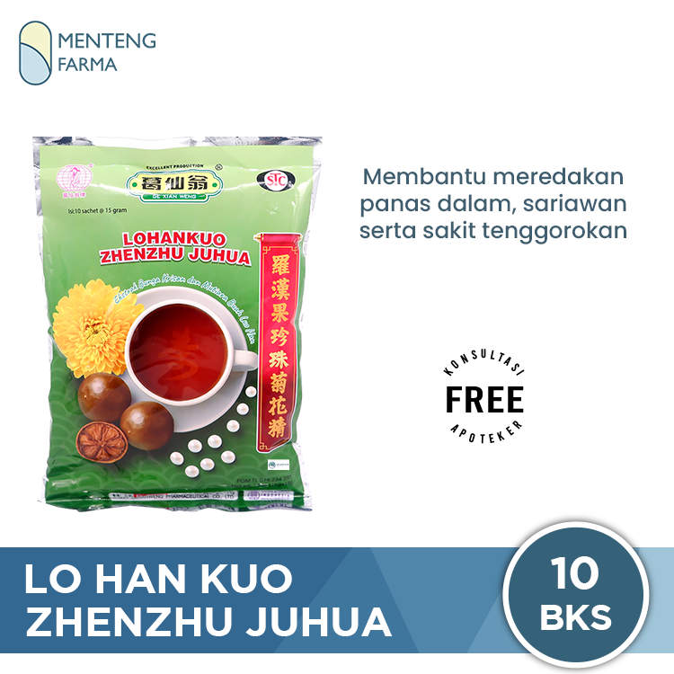 Lohankuo Zhenzhu Juhua (Dengan Chrysanthemum) - Isi 10 – Apotek