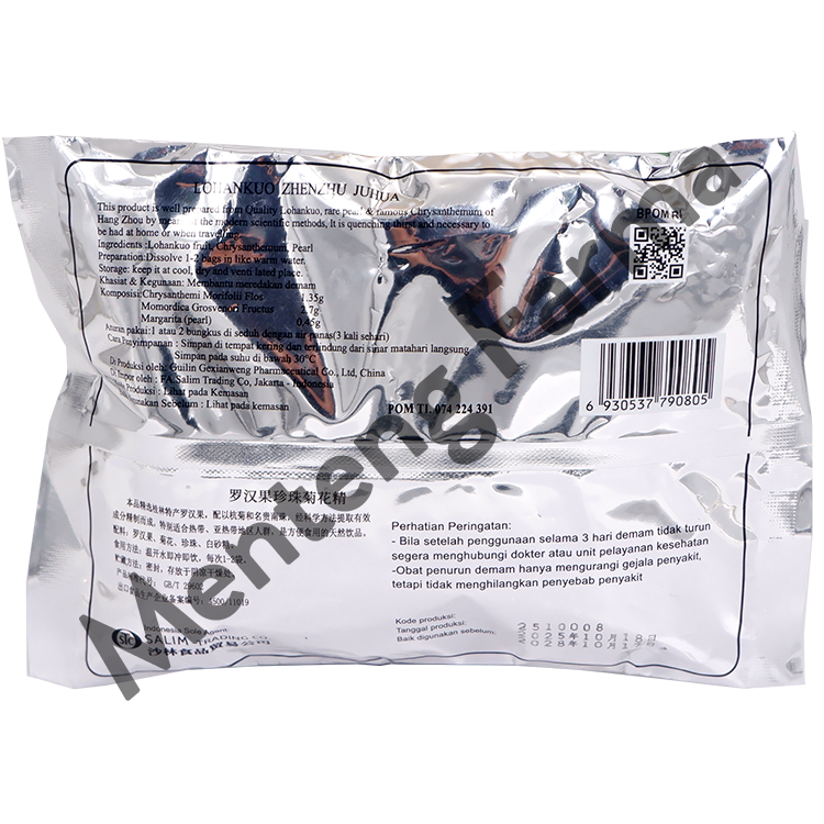 Lohankuo Zhenzhu Juhua (Dengan Chrysanthemum) - Isi 10