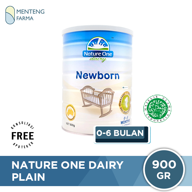 Nature One Dairy New Born Step 1 900 Gr - Susu Formula Bayi dan Anak Organik 0 - 6 Bulan