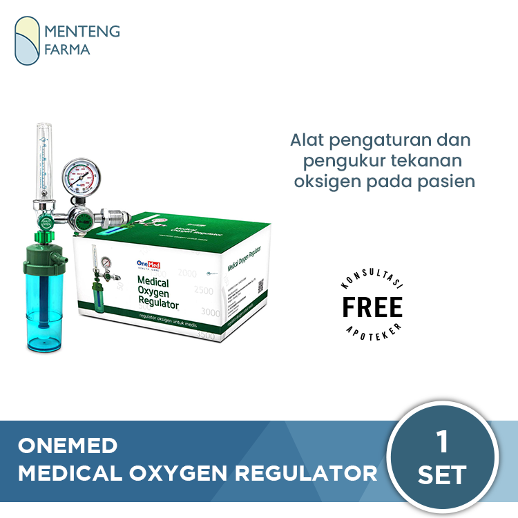 Onemed Regulator Oksigen - Regulator Tabung Oksigen