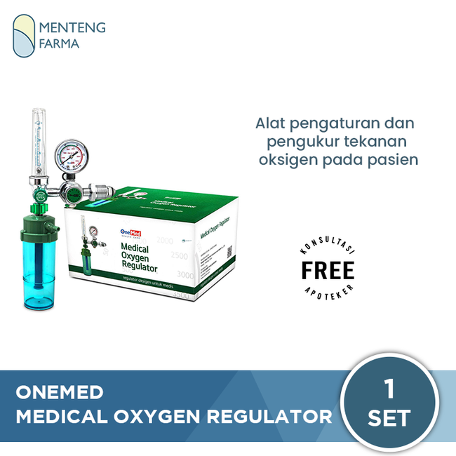 Onemed Regulator Oksigen - Regulator Tabung Oksigen