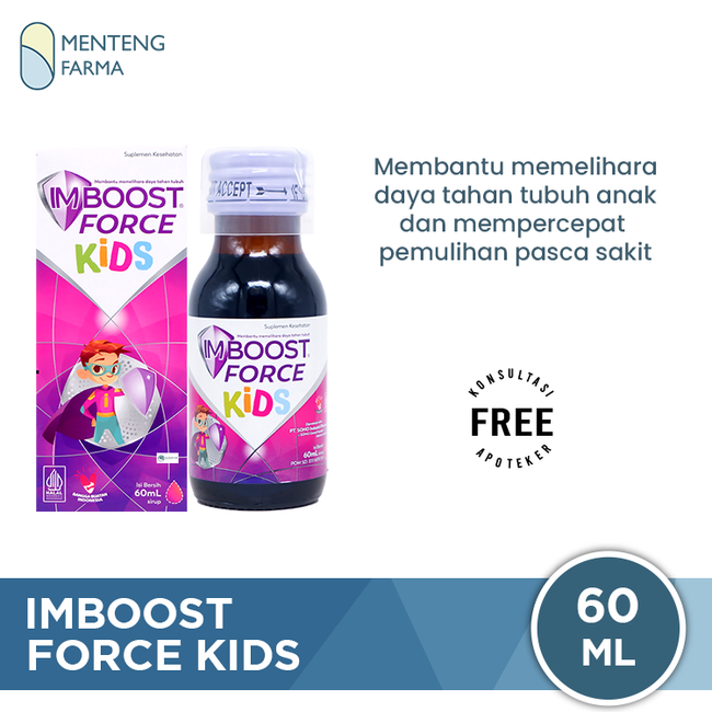 Imboost Force Kids Syrup 60 mL - Suplemen Penambah Imun Tubuh