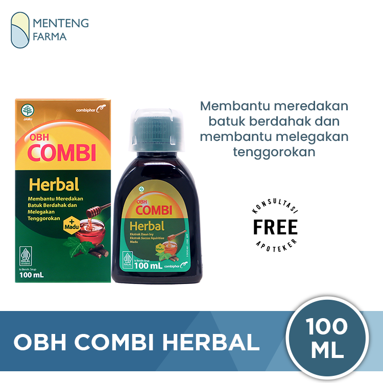 OBH Combi Herbal 100 Ml - Obat Batuk Herbal