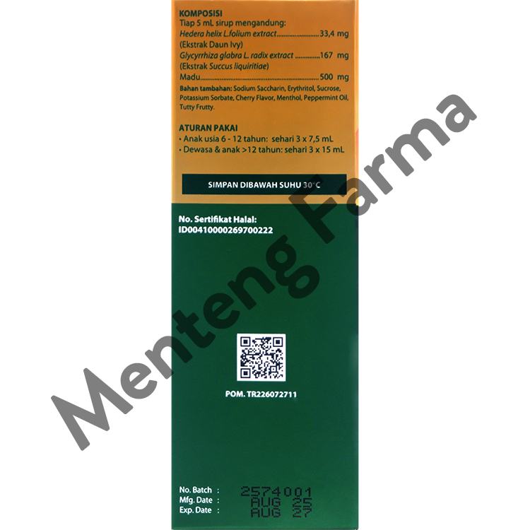 OBH Combi Herbal 100 Ml - Obat Batuk Herbal
