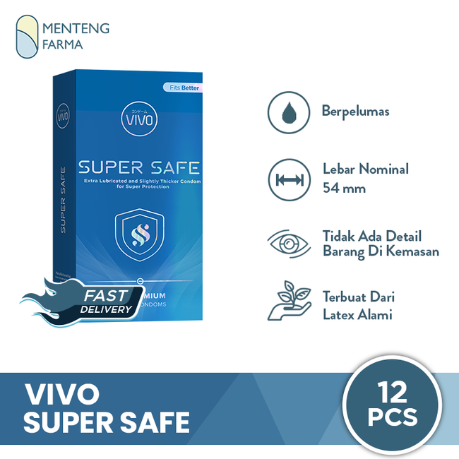 Kondom Vivo Super Safe Isi 12
