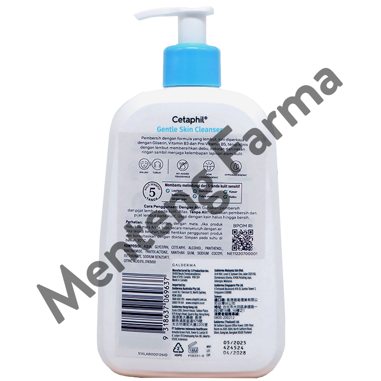 Cetaphil Gentle Skin Cleanser 473 mL | Pembersih Wajah dan Tubuh