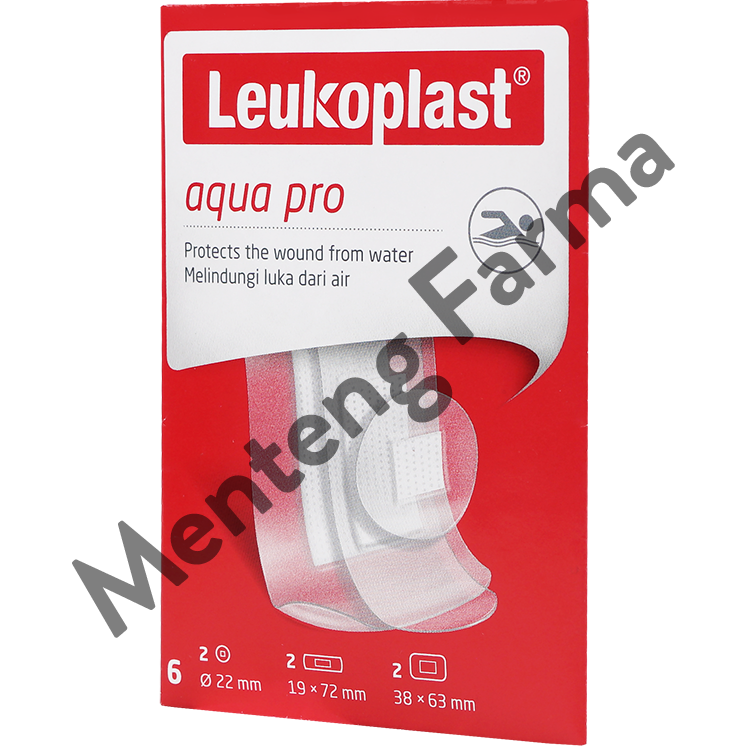 Leukoplast Aqua Pro Mix isi 6 - Plaster Luka Lentur dan Tahan Air