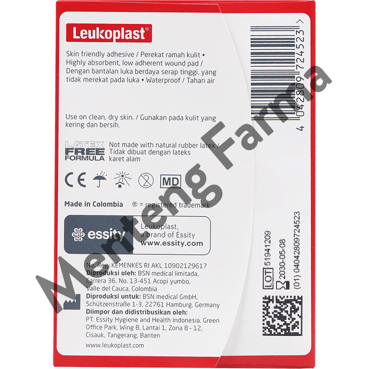 Leukoplast Barrier Mix isi 6 - Plaster Luka Anti Bakteri