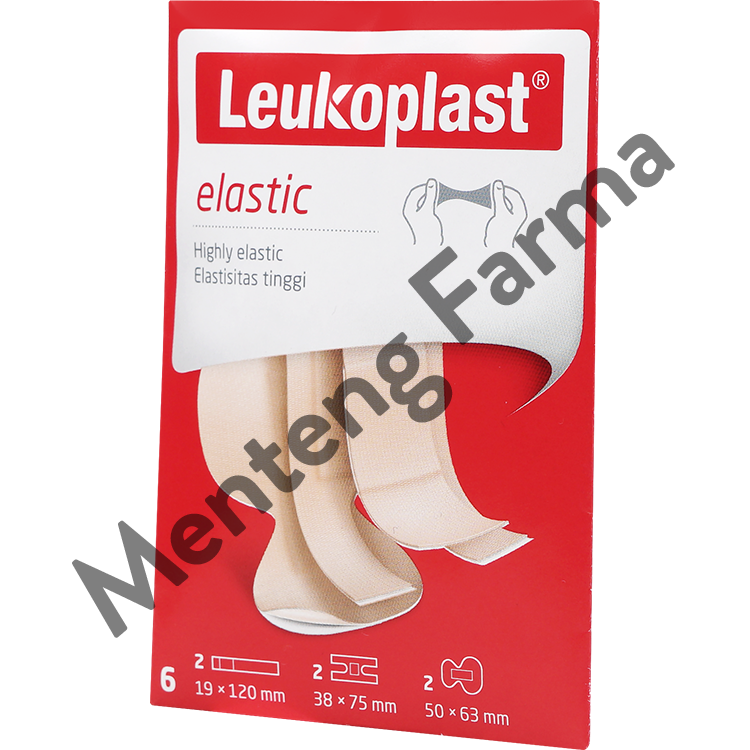Leukoplast Elastic Mix isi 6 - Plester Luka Elastis, Lentur dan Rekat