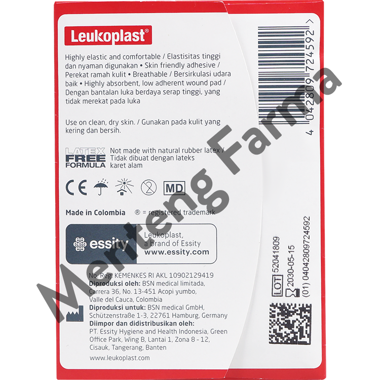 Leukoplast Elastic Mix isi 6 - Plester Luka Elastis, Lentur dan Rekat