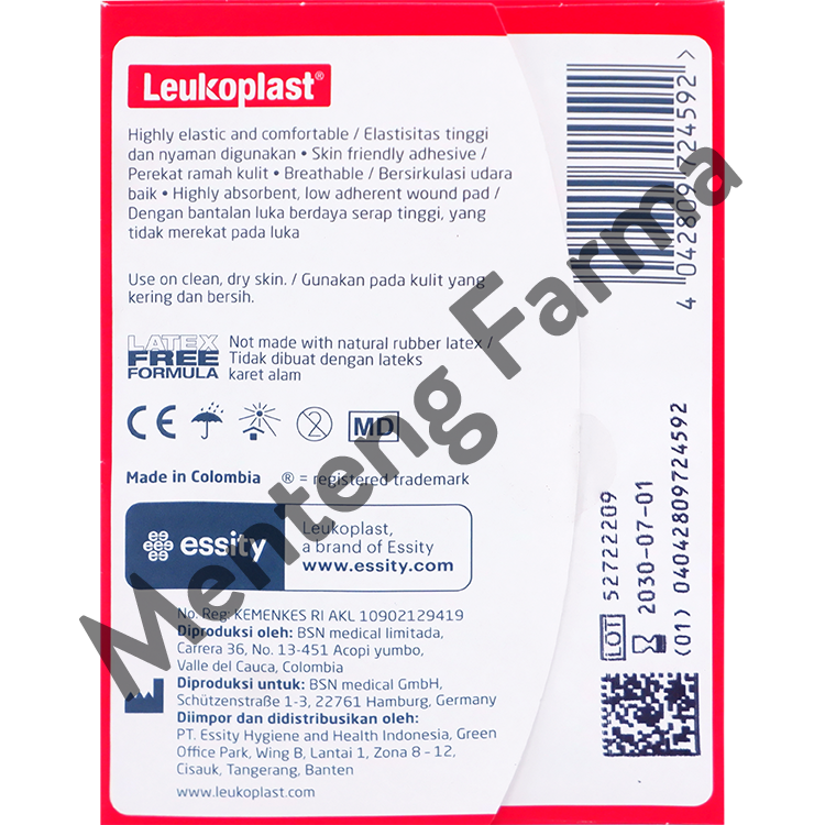 Leukoplast Elastic isi 3 - Plester Luka Elastis, Lentur dan Rekat
