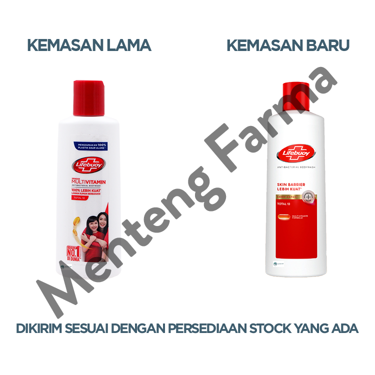 Lifebuoy Sabun Mandi Cair Total 10 100 gr - Dengan Sabun Antibakteri ActivSilver