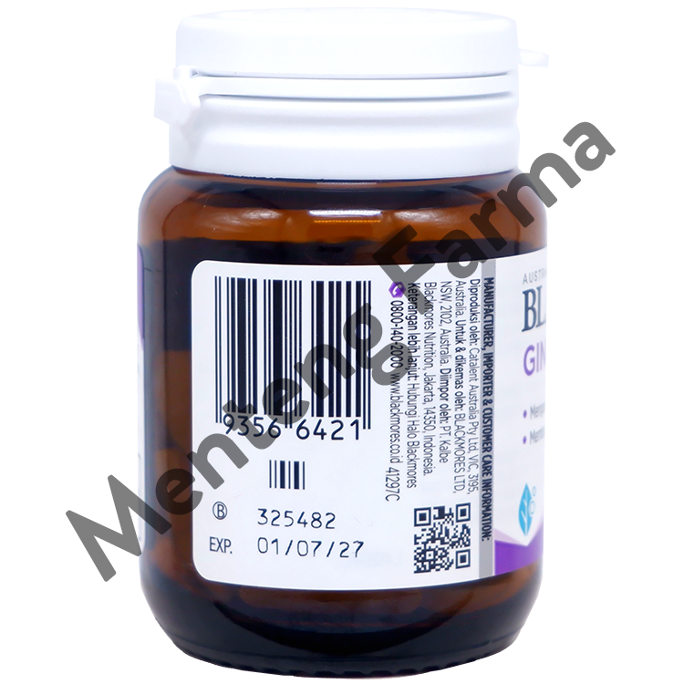 Blackmores Ginkgo Recall 30 Tablet - Suplemen Kesehatan Otak dan Daya Ingat