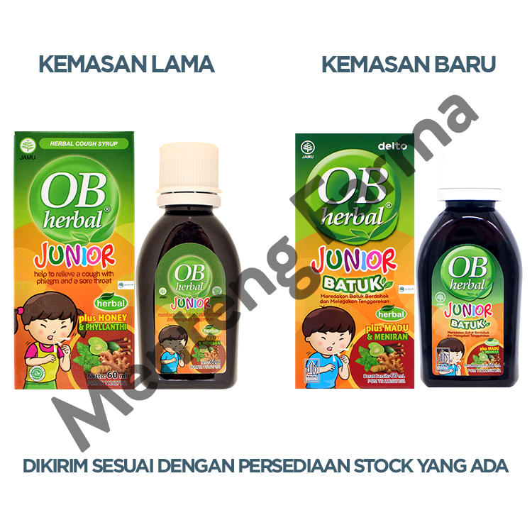 OB Herbal Junior 60 mL - Sirup Obat Batuk Anak