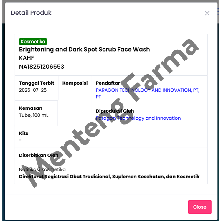 Kahf Brightening and Dark Spot Scrub Face Wash 100 mL - Membantu Samarkan Noda Hitam