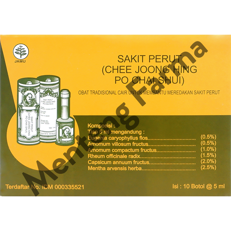 Chee Joong Hing Po Chai Shui - Obat Pereda Sakit Perut