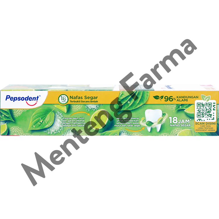 Pepsodent Complete 8 Herbal 120 Gr - Pasta Gigi Herbal dengan Ekstrak Daun Sirih