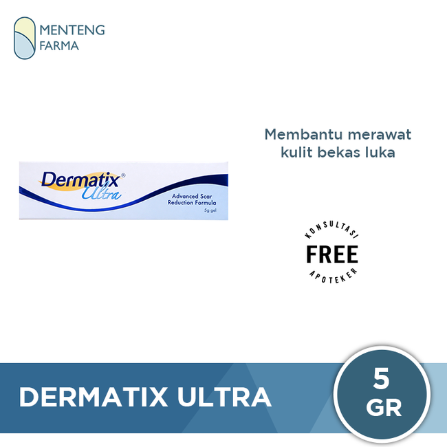 Dermatix Ultra Gel 5 gr - Penghilang Bekas Luka dan Perawatan Keloid