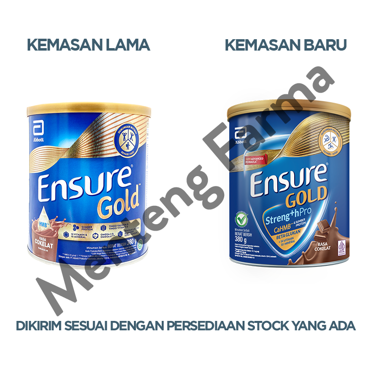 Ensure Cokelat 380 Gram - Susu Penambah Nutrisi Dewasa Rendah Laktosa