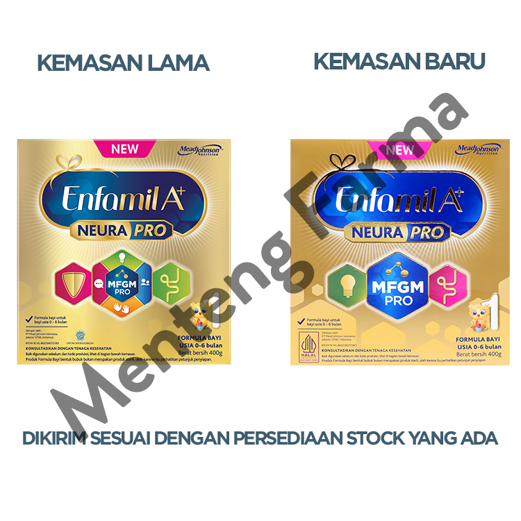 Enfamil A+1 - Susu Formula Bayi 0-6 Bulan 400 gram
