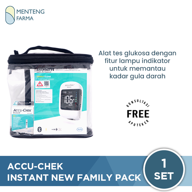 Accu-Chek Instant New Family Pack - Alat Pemantau Gula Darah