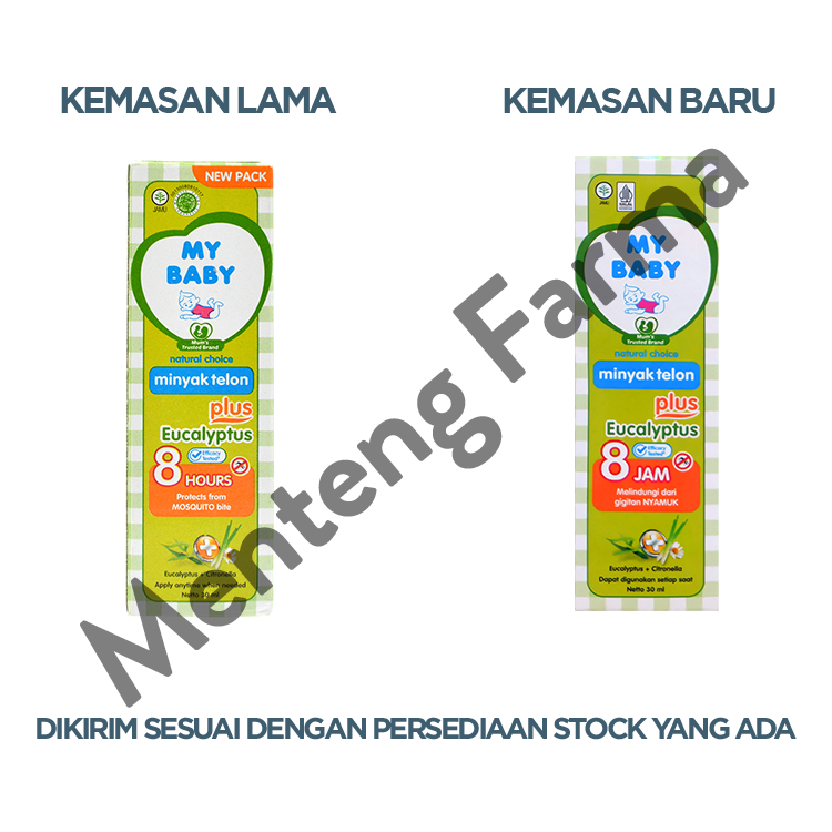 My Baby Minyak Telon Plus 30 ml - Aroma Telon Eucalyptus Anti Nyamuk Hingga 8 Jam