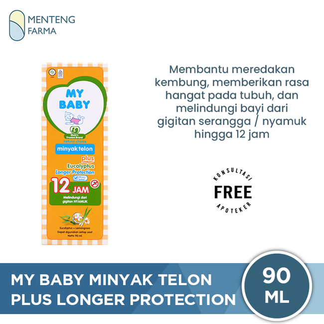 My Baby Minyak Telon Plus Long Protection 90 ml