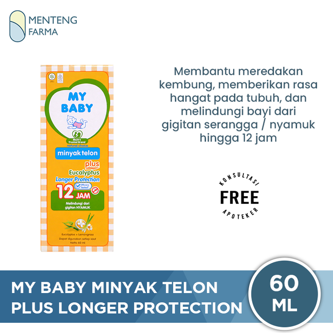 My Baby Minyak Telon Plus Long Protection 60 ml