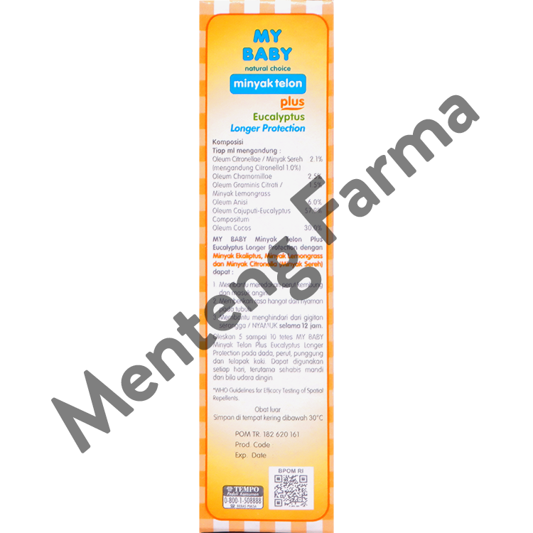 My Baby Minyak Telon Plus Long Protection 60 ml