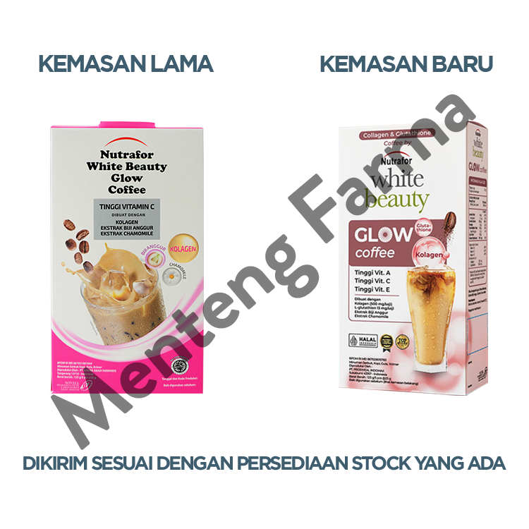 Nutrafor White Beauty Glow Coffee - Minuman Serbuk Dengan Kolagen