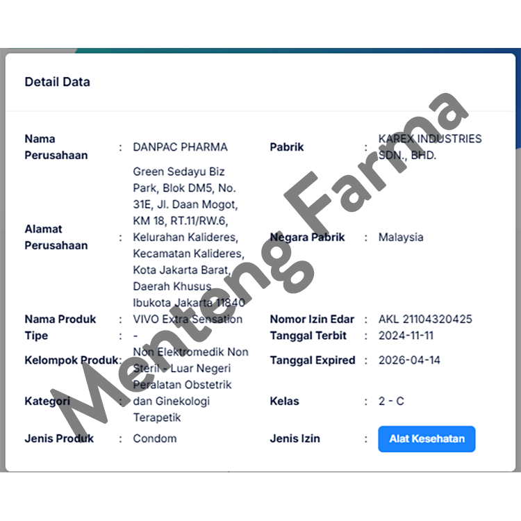 Kondom Vivo Extra Sensation