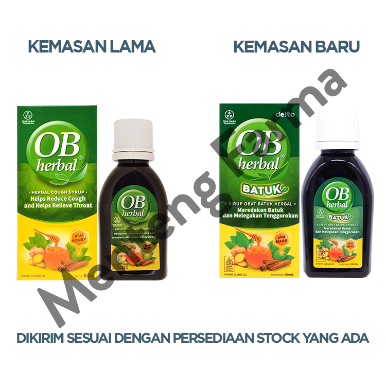 OB Herbal 60 mL - Obat Batuk Herbal