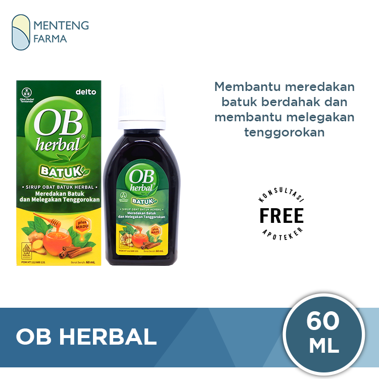 OB Herbal 60 mL - Obat Batuk Herbal