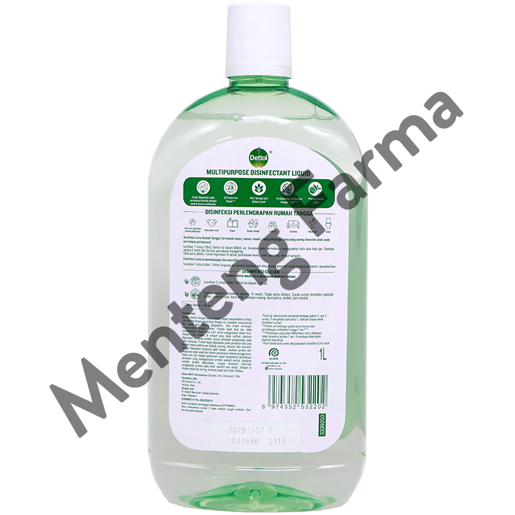 Dettol Multipurpose Disinfectant Liquid Tea & Fresh Citrus Homes with Pets 1L - Disinfektan Cair Multifungsi Area Hewan Peliharaan