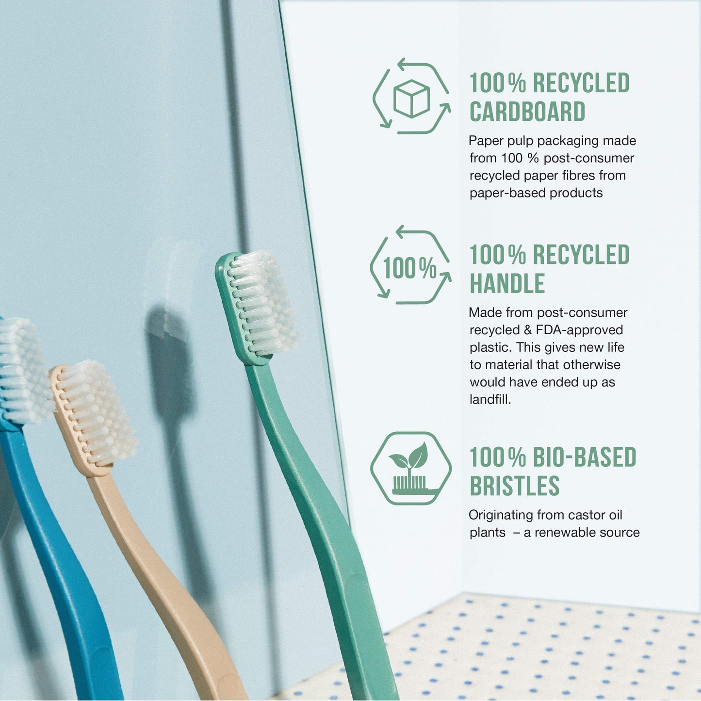 Jordan Oral Care Green Clean Soft - Sikat Gigi Dewasa Lembut