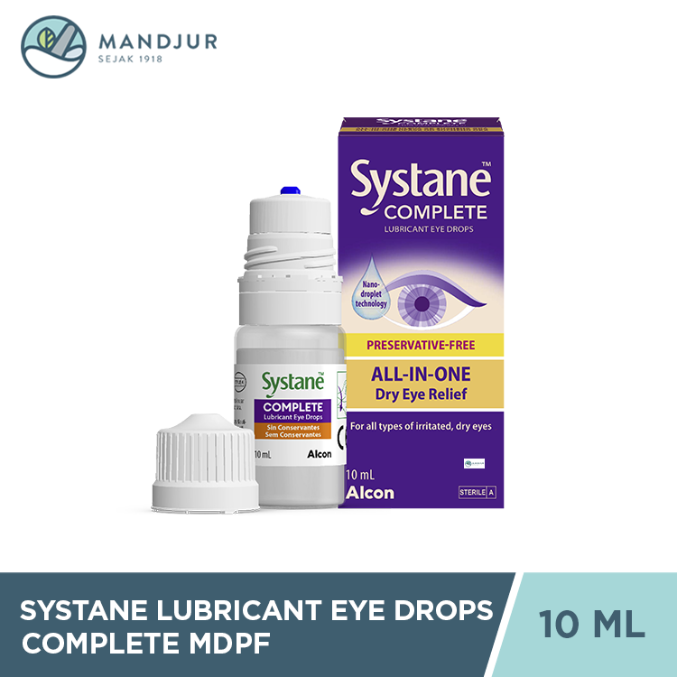 Systane Complete MDPF Lubricant Eye Drops 10 ml - Cairan Tetes Mata